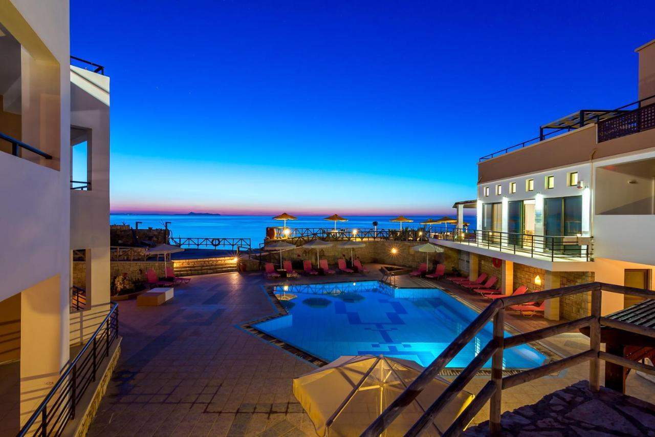 Alkionis Beach Hotel Apartments Sfáka Dış mekan fotoğraf