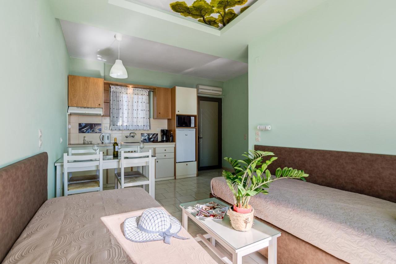 Alkionis Beach Hotel Apartments Sfáka Dış mekan fotoğraf