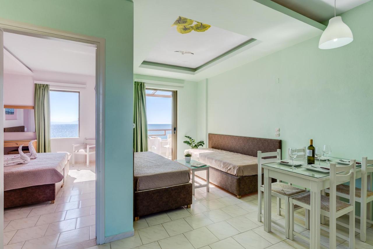 Alkionis Beach Hotel Apartments Sfáka Dış mekan fotoğraf