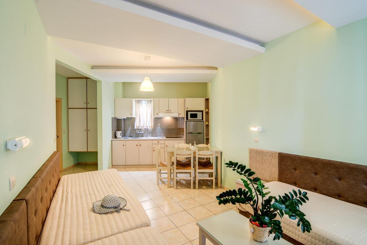 Alkionis Beach Hotel Apartments Sfáka Dış mekan fotoğraf